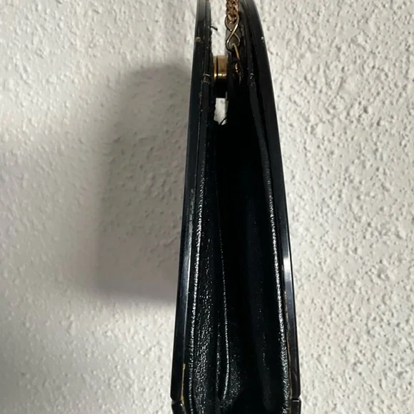 Vintage Danier Marbled Lucite Art Deco Chain Clutch - Picture 5 of 8